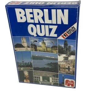 Vintage 1987 Jumbo Berlin Quiz Board Game Factory Sealed German Trivia 8205‎